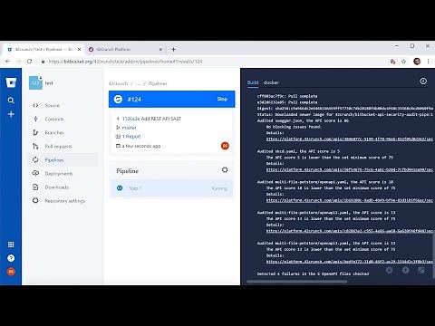 42Crunch REST API Static Security Audit Extension for Bitbucket Pipelines