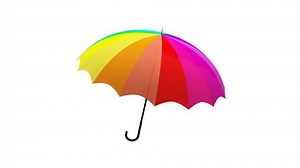 Colorful Umbrella Rotation On White Background Stock Footage Video (100% Royalty-free) 1011585020 | Shutterstock