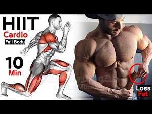 HIIT Cardio 10 min Workout 🔥 With Warmup 🔥 Bodyweight No Equipment at Home