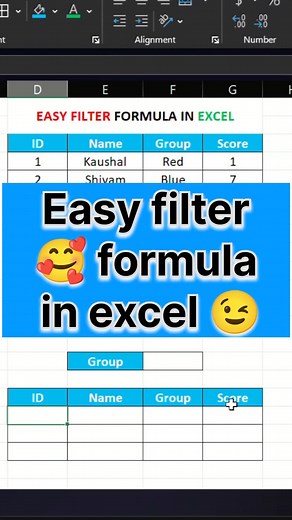soo easy filter formula in excel sheet work #exceltips #exceltutorial ‪@Mideacademy‬