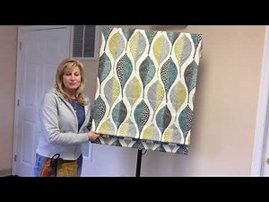 Flat Roman shade featuring the Rollease Easy Spring Plus lift system