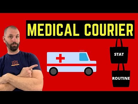 How To Become A Medical Courier (Day 1)‼️