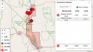 Wind storm knocks out power for thousands in Bullhead City