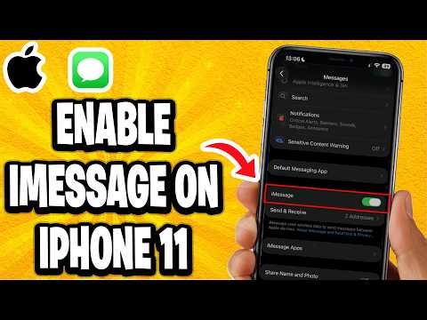 How To Enable iMessage On iPhone 11