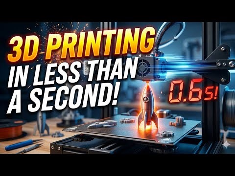 3D Printing in the Blink of an Eye!