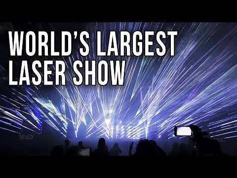 World's Largest Laser Show by ER Productions at LDI 2017 (4k)