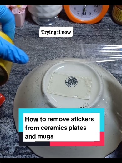 How to Effectively Remove Stickers from Ceramics