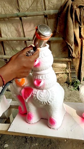 🙏🙏 चैत छठ पूजा तैयारी | How to make Chhath Hathi penting design | #trending #chhattisgarh #viral