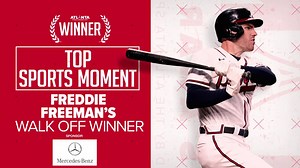 Freddie Freeman's walk-off winner is the 2021 Atlanta Sports Awards Top Sports Moment