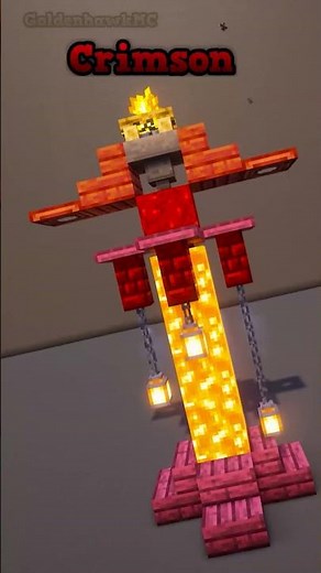 3 Minecraft Nether Lamp Post Ideas 🔥💡