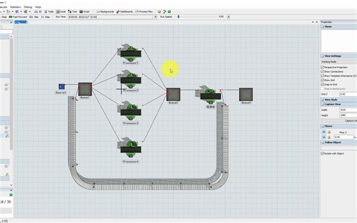 Flexsim任务逻辑工具教程第1课 TASK 1.1 - TASKS USING STANDARD 3D LOGIC