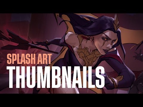 How to Paint Splash Art Thumbnails (ft. Loose Stroke)