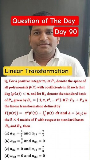 Linear Transformation | Linear Algebra | IIT JAM AND CUET PG Maths | IFAS