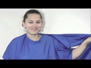 Three Armhole Wrap-A-Gown Patient Gown Uniform by Fashion Seal Healthcare Video
