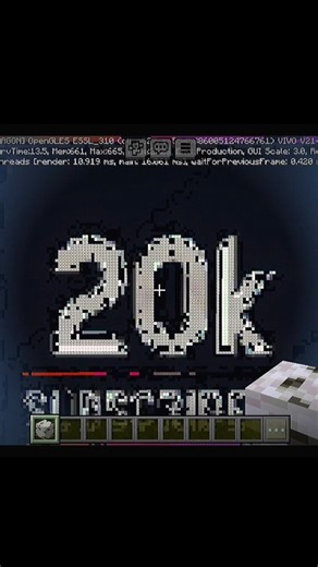 Target only 20k subscriber's..!▶️ #minecraft #shorts