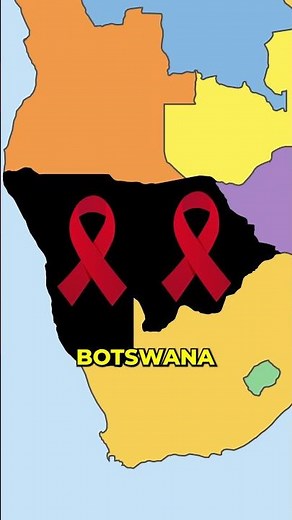 The Only Countries Dying from HIV are..?! #geography #maps #disease