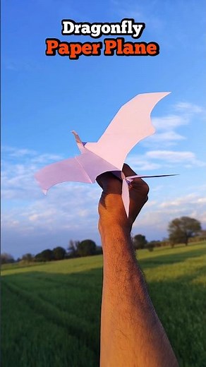 New Design DRAGONFLY paper plane | how to make paper flying dragon | easy paper toy | DIY Toys