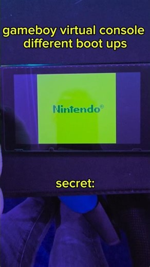 gameboy secret boot up on switch #gaming #subscribe #shorts #fypシ゚viral #nostalgia