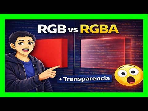 🎨 RGB vs RGBA en CSS: Aprende la transparencia en minutos