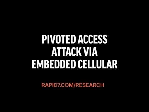 Pivoted Access Attack via Embedded Cellular