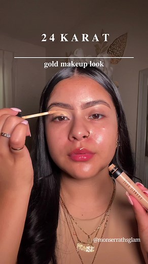 Stunning Gold Makeup Look Tutorial