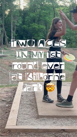 New course, first round… TWO ACES 🤯💥 what just happened