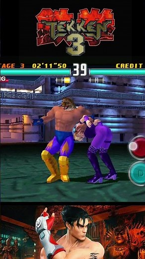 King player 4, 5 and 6 patki || TEKKEN 3 #arcade #epsxe