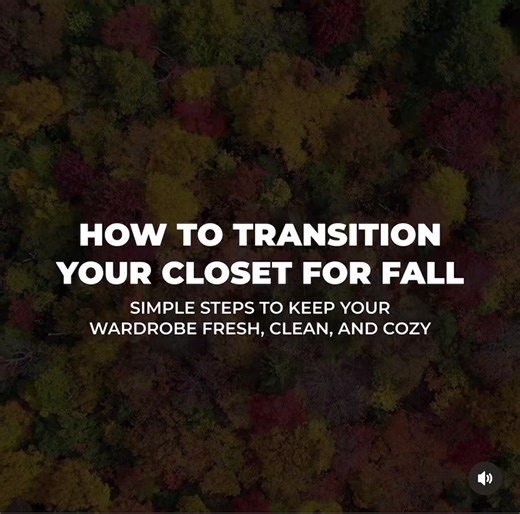 Clean and store your summer clothes properly. \t•\t🧺 Use breathable bins or garment bags.#fall #drycleaning #sweater #clean #magic