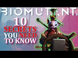 Biomutant 10 SECRETS You MUST Know - Secret MOUNTS & WEAPONS