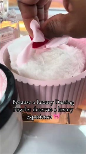 Upgrade your powder game today 🎀💨 #PowderPuff #DustingPowder #HowToUse #FeminineEnergy