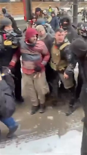 Latinos With Trump on Instagram: "BREAKING: Conservative @jakelang1776 injured in Minneapolis, Minnesota after rioters attack — safety concerns explode. Radical leftist rioters emboldened after activist Democrat appointed District Judge in Minneapolis issues order ICE can't use crowd control munitions or tear gas in peaceful protesters. WTF?"