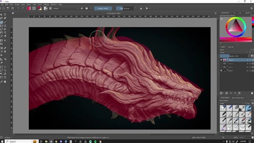 Sculpting a Dragon Head Part 1