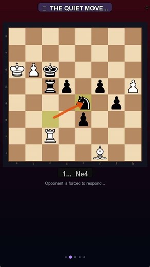 The Most Brutal "Quiet Move" You'll Ever See! 🤫 #chess