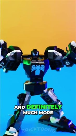 LEGO Venom Mech Suit: From Slime to Superhero Showdown! #shorts