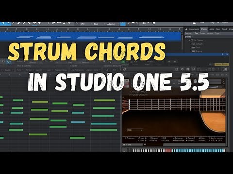 How to Strum Chords in Studio One