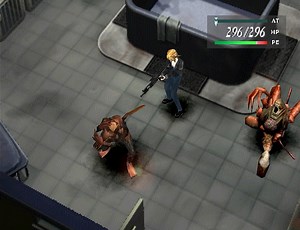 A random battle at the hospital. Those annoying balls! 🏀🏀🏀😩 - Parasite Eve (PS1) | FantasyAnime