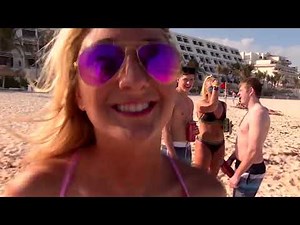 1st day of spring break in Cancun