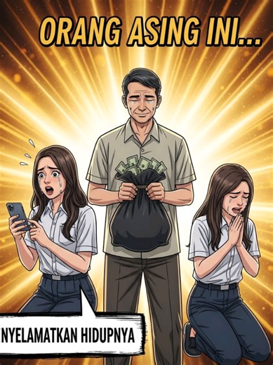 Kadang pertolongan datang dari orang yang bahkan tidak kita kenal. Saat harapan terasa habis… selalu ada cara Tuhan mengirimkan bantuan. Kebaikan kecil bisa mengubah hidup seseorang selamanya. #ceritainspiratif #kebaikan #kisahmenyentuh #storytime #humanity