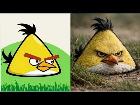 Angry birds characters in real life part 1| angry birds Reimagined in real life