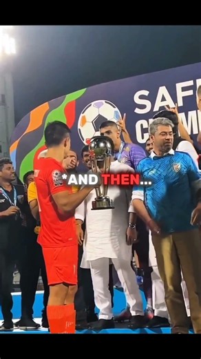 Sunil Chhetri Respect Coach😍❤️‍🩹#shorts #football #sunil #indianfootball
