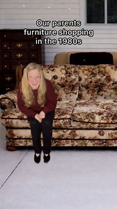 If you didn’t have this couch, you knew someone who did 🛋️ Bonus points if there was an afghan draped over the back 🧶 . . . #80s #genx #humor #childhood #memories | 80s Deennice