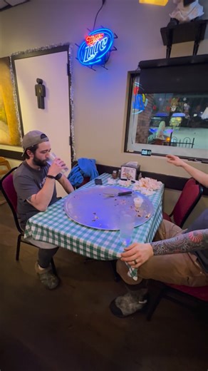 let’s give Scott and Logan a round of applause👏👏👏👏 | Mama Cimino's Lake Geneva