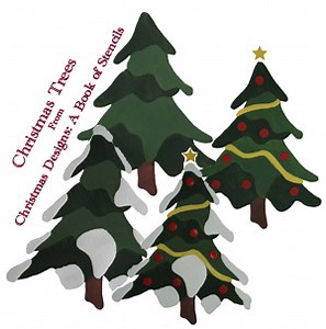 Free Christmas Tree Stencils and Plenty of Christmas Crafts