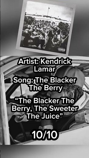 The Blacker The Berry - Kendrick Lamar #hiphop #rap #kendricklamar #tpab