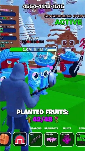 NEW FORBIDDEN BRAINROT SECRET CODES IN FRUITS VS BRAINROTS! #fortnite