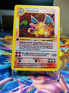 1st Edition Shadowless Charizard Proxy (series One) - Etsy