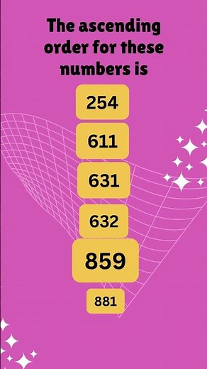 Ascending Order 3 digit numbers Class 2 Example 5