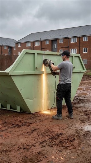 Build a Tiny Low-Cost House from a Dumpster
