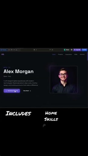 Build portfolio in a single prompt using lovable #ai #portfolio #trendingshorts #tapacademy #prompt