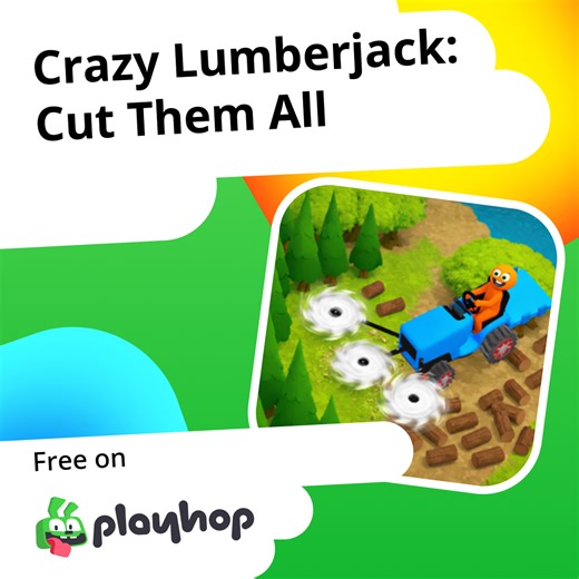 Crazy Lumberjack: Cut Them All: Play Online For Free On Playhop